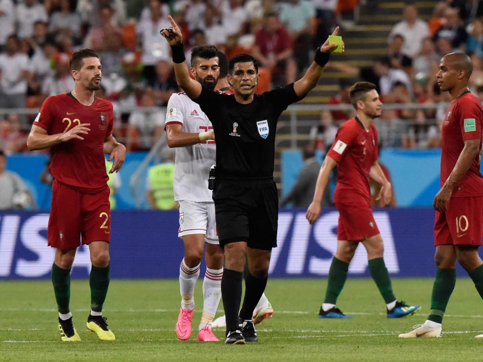 Imagen del Irán-Portugal.