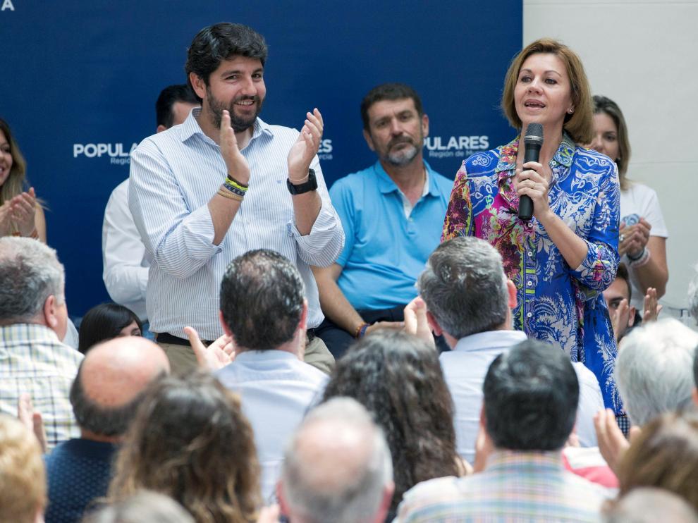 Acto de De Cospedal en Murcia.