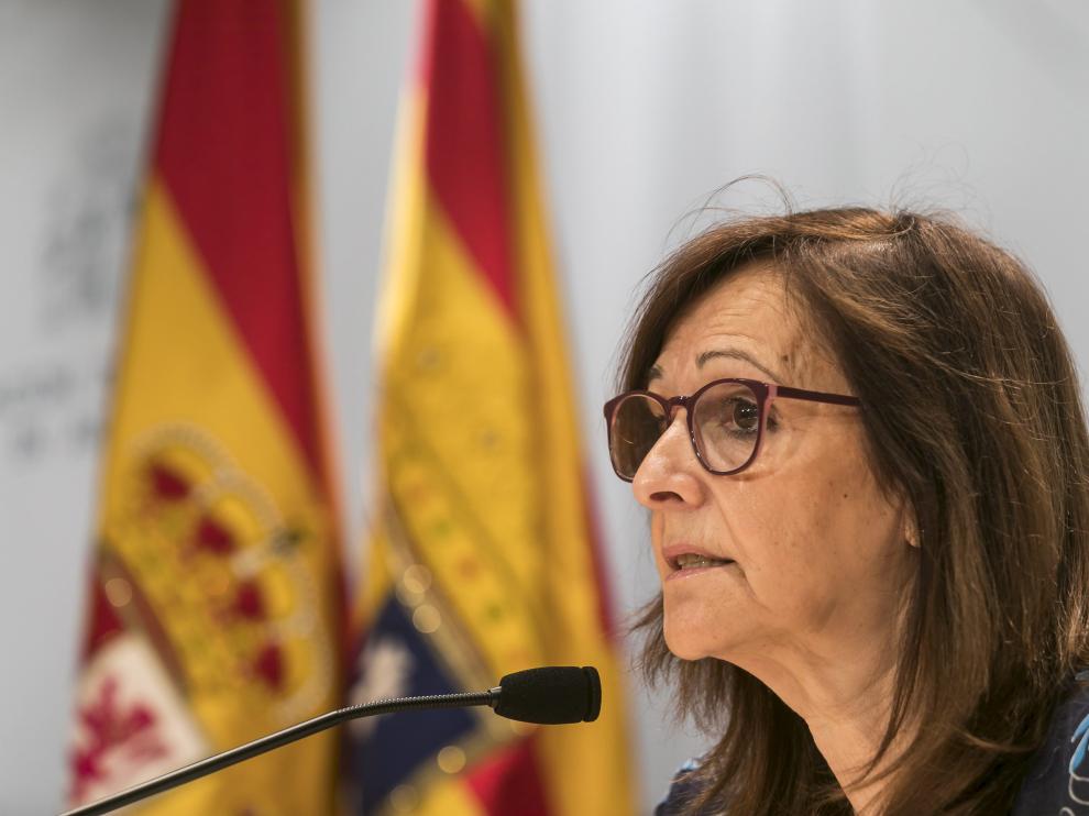 Carmen Sánchez, delegada del Gobierno de Aragón.