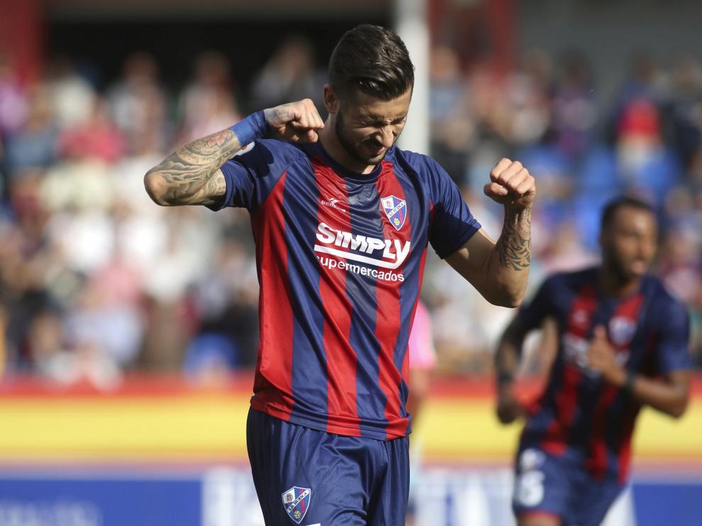 Vadillo se lamenta durante un partido de esta temporada en casa.
