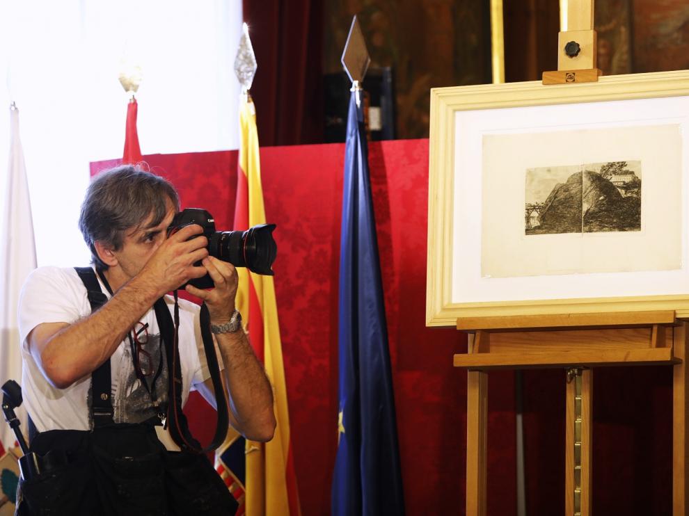 La obra fue presentada ayer en el Salón del Trono de la Diputación de Zaragoza
