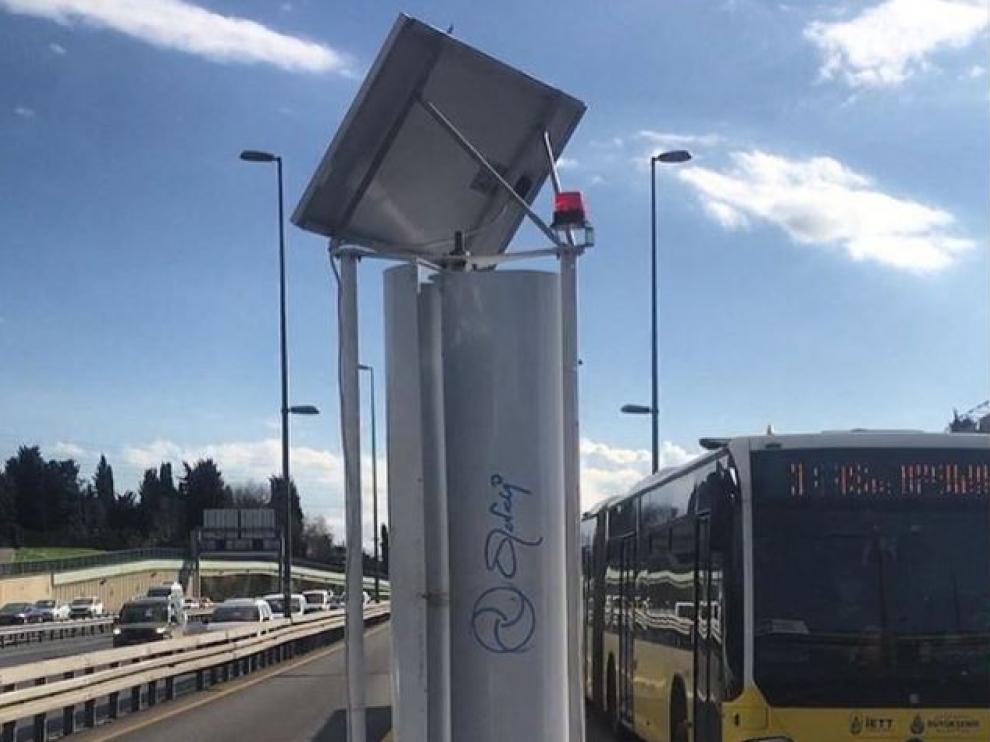 El paso de los coches es el principal generador de energía.