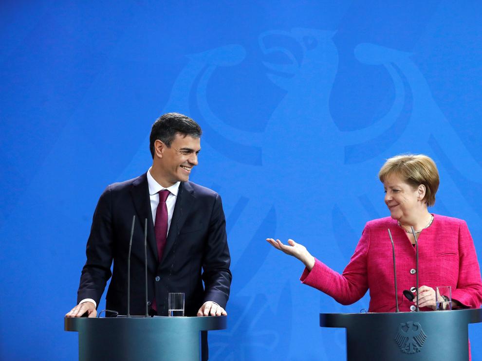 Sánchez y Merkel