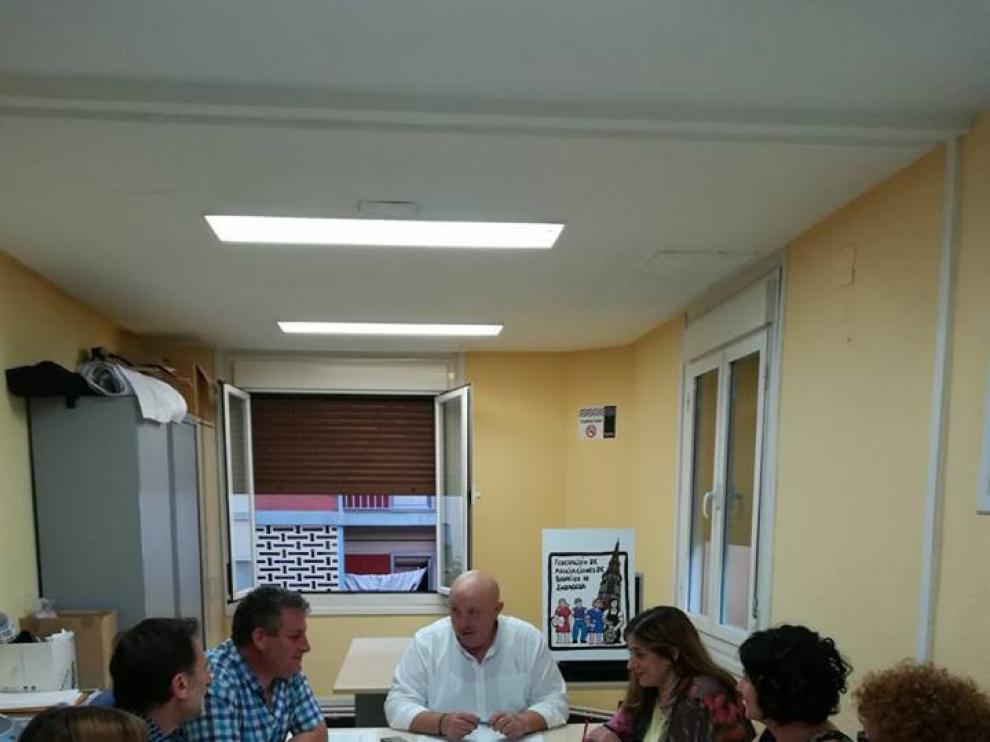 Reunión de los integrantes del secretariado de la FABZ para tratar los presupuestos participativos