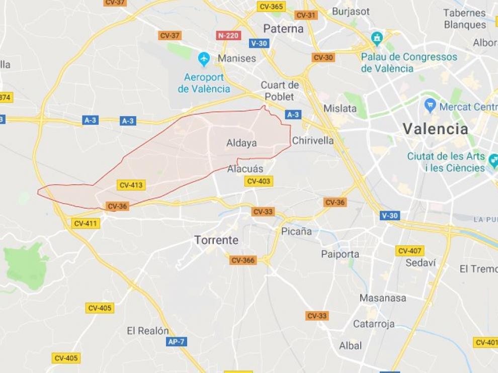 La agresión se produjo en un inmueble de Aldaia (Valencia).