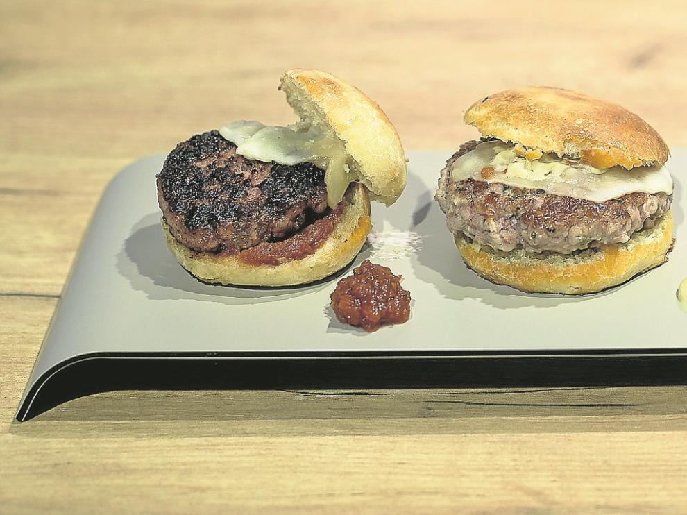 Tres versiones de la hamburguesa del taller de La Zarola.