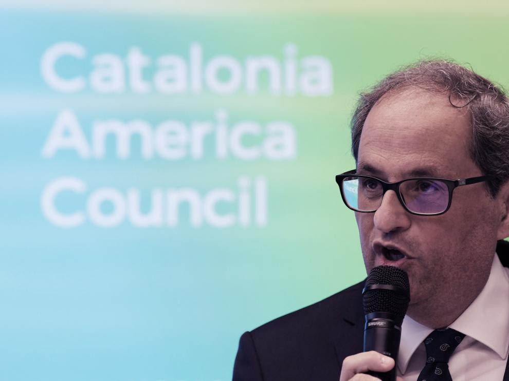 Quim Torra en la inauguración del Consejo Americano de Cataluña