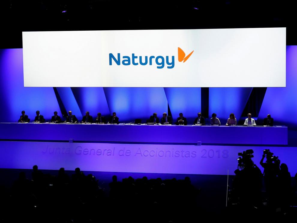 Junta General de Accionistas de Gas Natural Fenosa, que este miércoles ha adoptado un nuevo nombre.