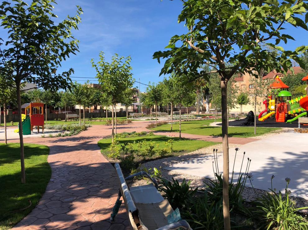 El parque del Tío Gregorio se sitúa en el centro de Pedrola.