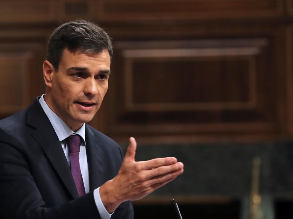 El presidente del Gobierno, Pedro Sánchez