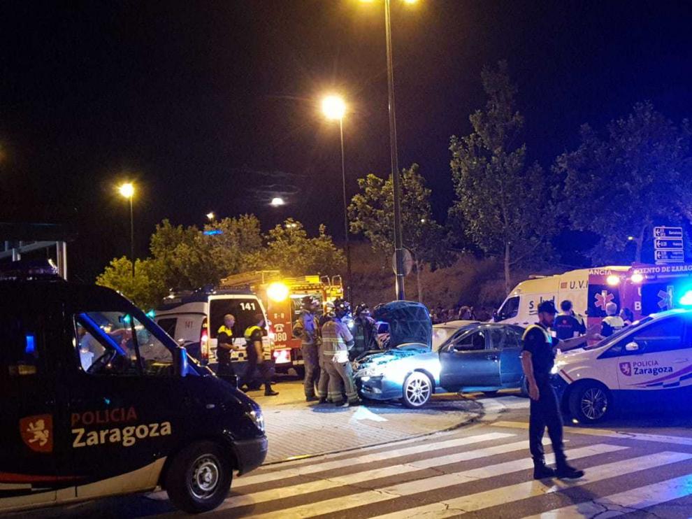 En la colisión se han visto implicados hasta cinco vehículos.