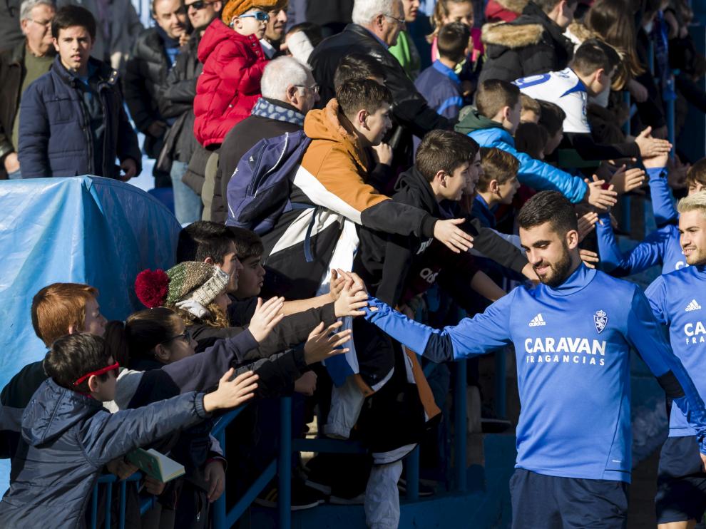 Alain Oyarzun, en La Romareda.