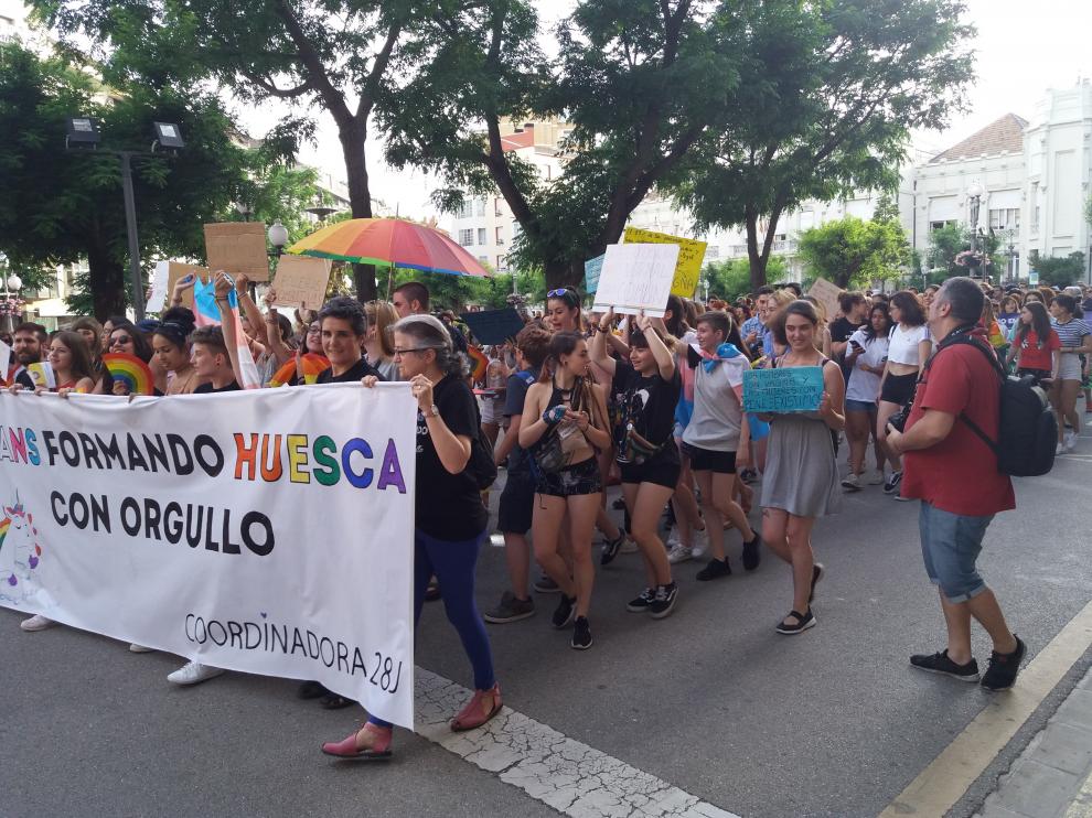 La manifestación ha partido y terminado en la plaza de Navarra.