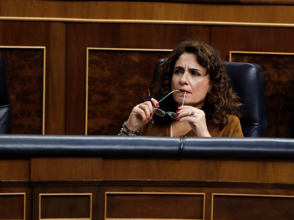 La ministra de Hacienda, María Jesús Montero
