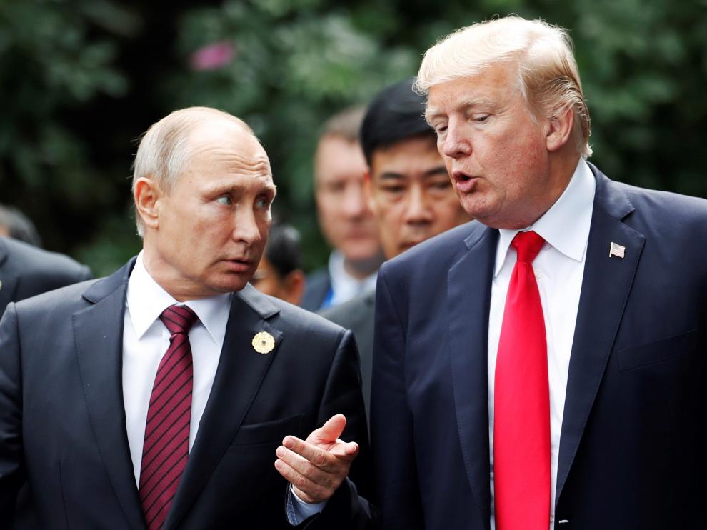 Vladimir Putin y Donald Trump, en una imagen de archivo.