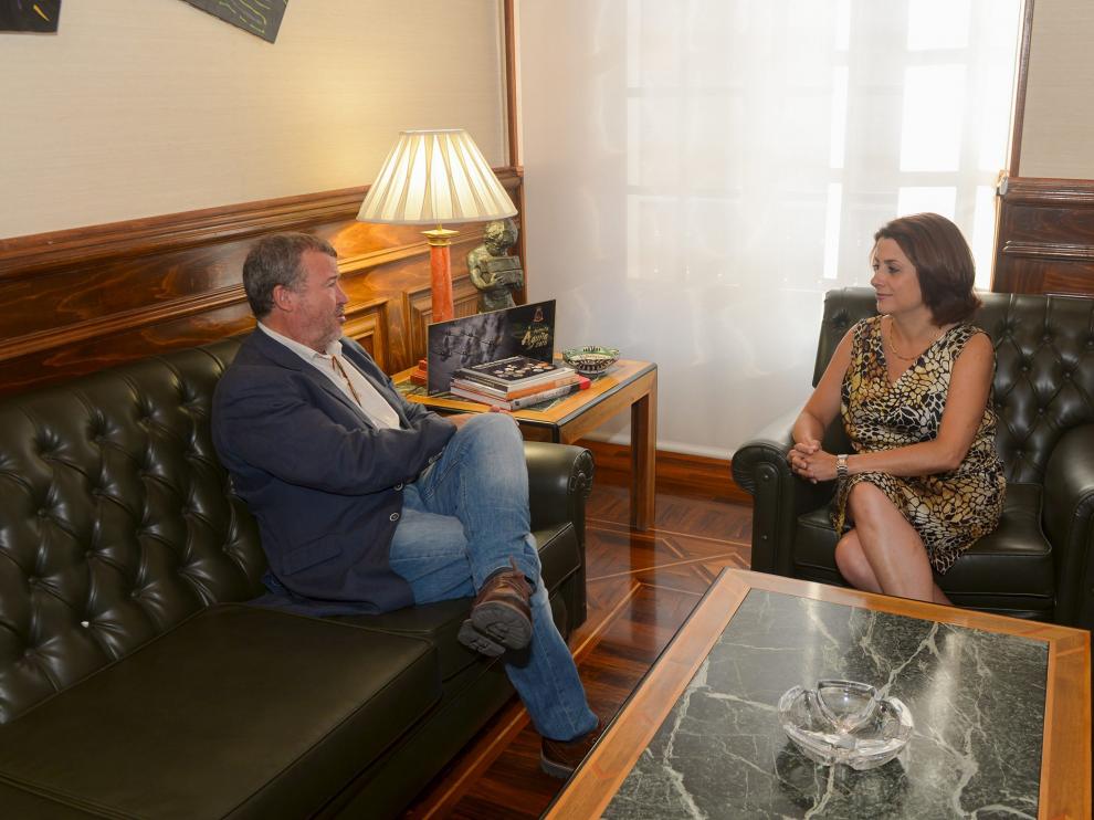 Quico Fernàndez con Emma Buj, en Teruel.