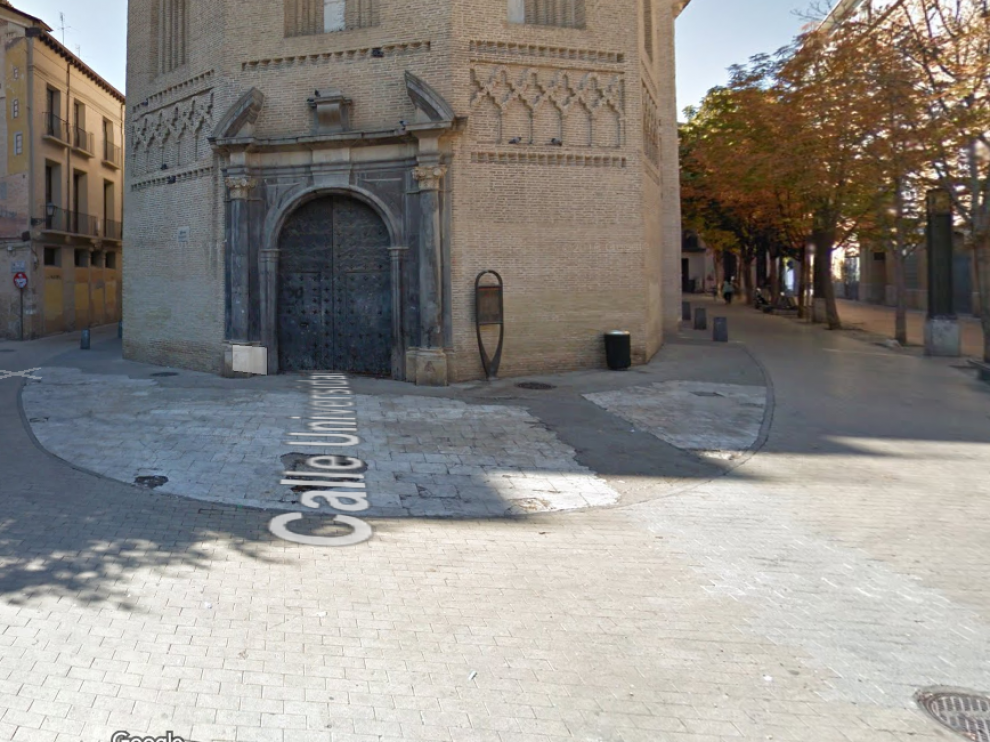 Los hechos tuvieron lugar en la plaza de la Magdalena en Zaragoza