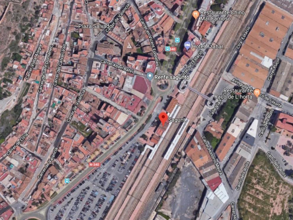 El ataque ha tenido lugar en las inmediaciones de la estación de Sagunto.
