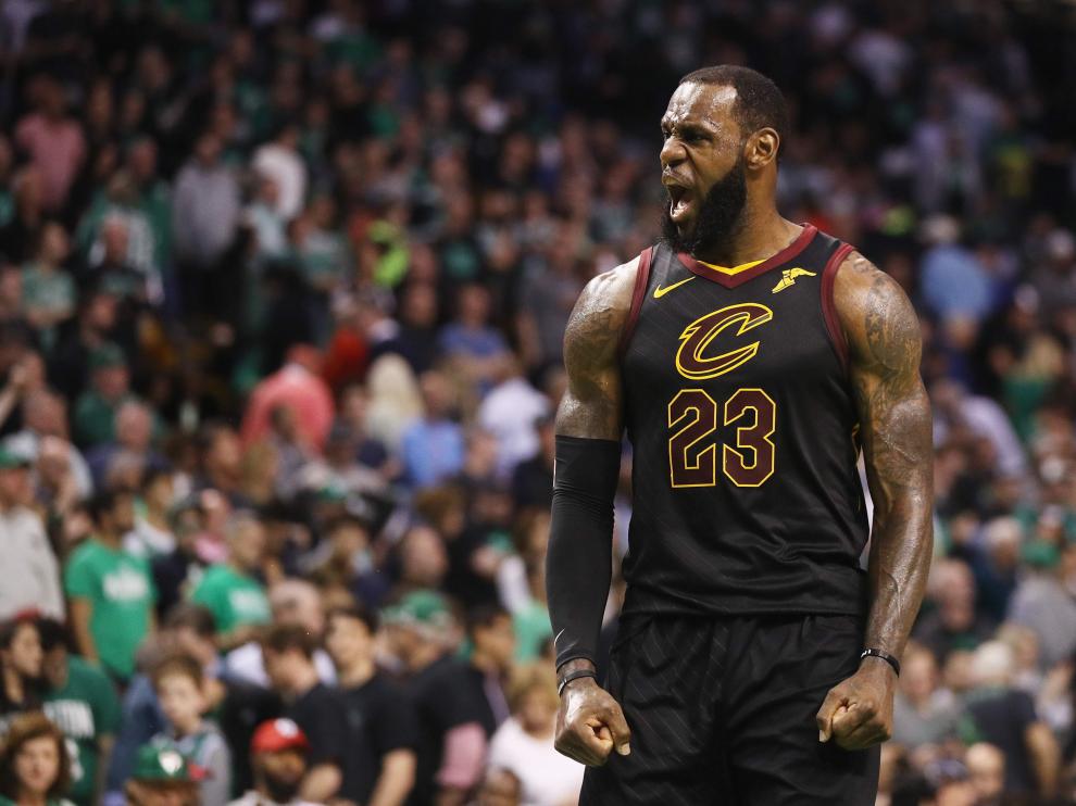 Lebron James en uno de sus últimos encuentros con los Cavaliers.