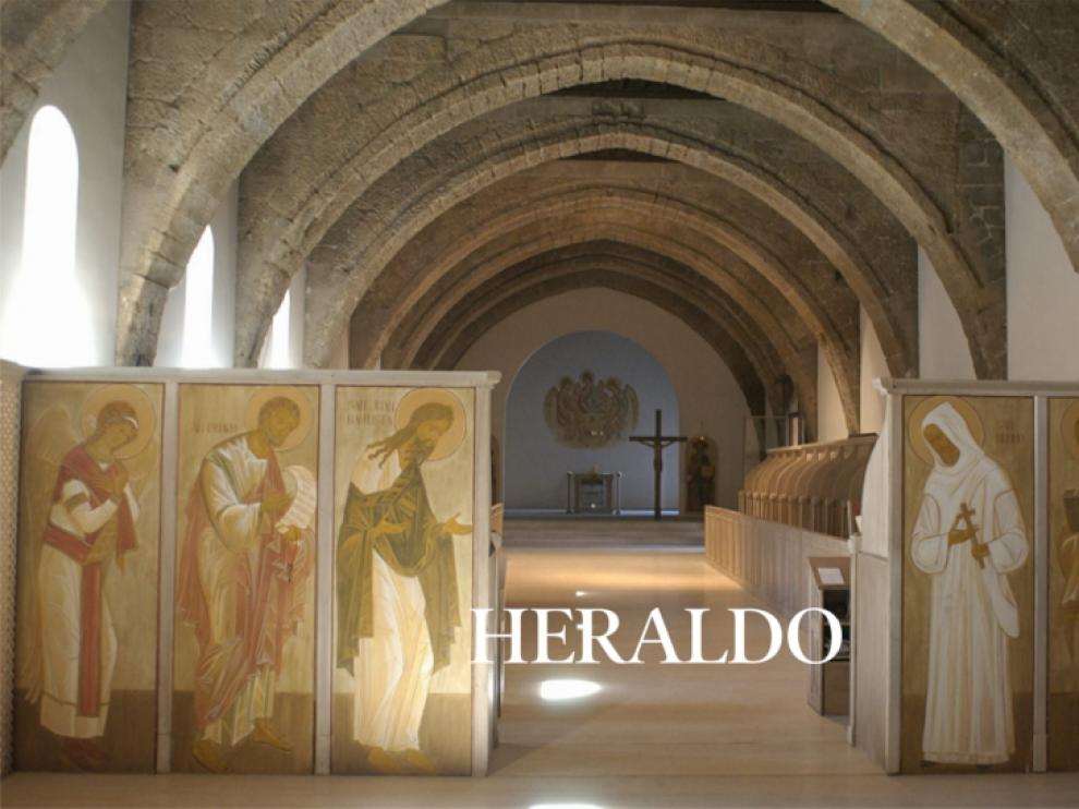 Interior del Monasterio de Sijena