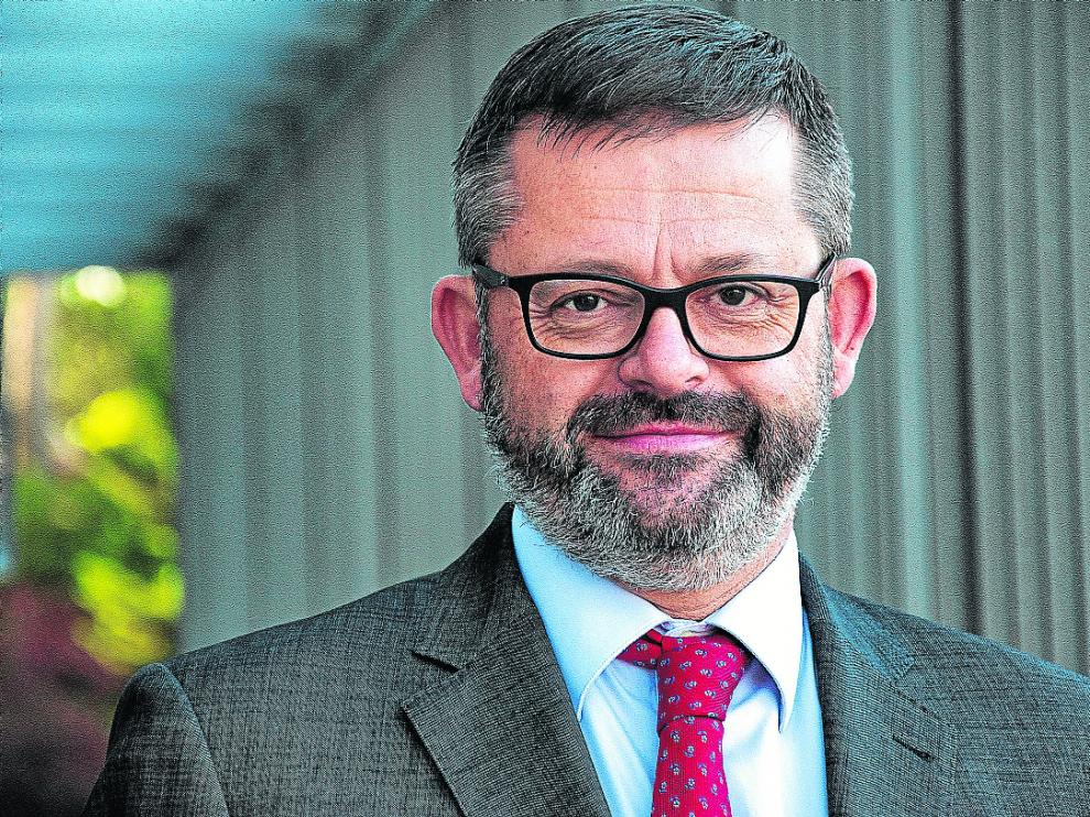 Antonio Martín, presidente de la constructora Avintia, que lleva la obra de la explanada de Canfranc.