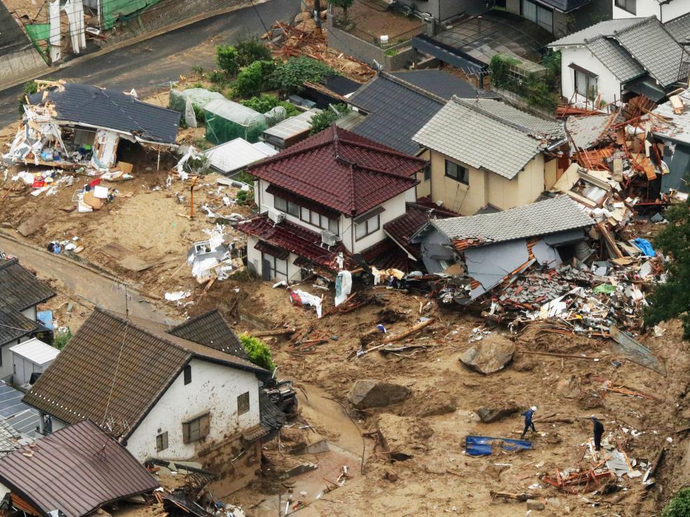 Decenas de muertos y desaparecidos en Japón por las lluvias torrenciales