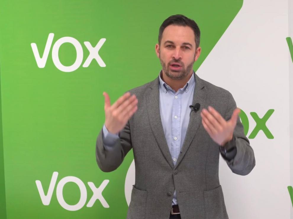 El líder de VOX, Santiago Abascal, en imagen de archivo