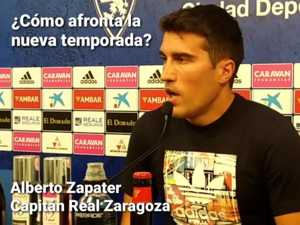 Zapater: "Afronto la nueva temporada con la ilusión del primer día de colegio"