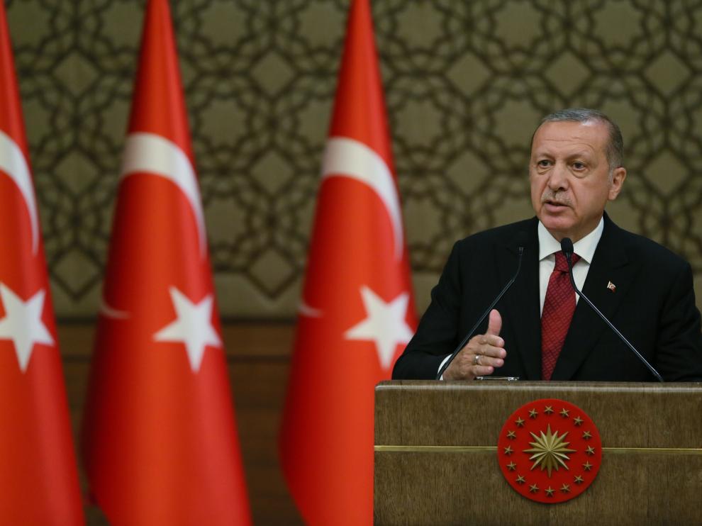 Recep Tayyip Erdogan, presidente de Turquía con poderes ejecutivos.