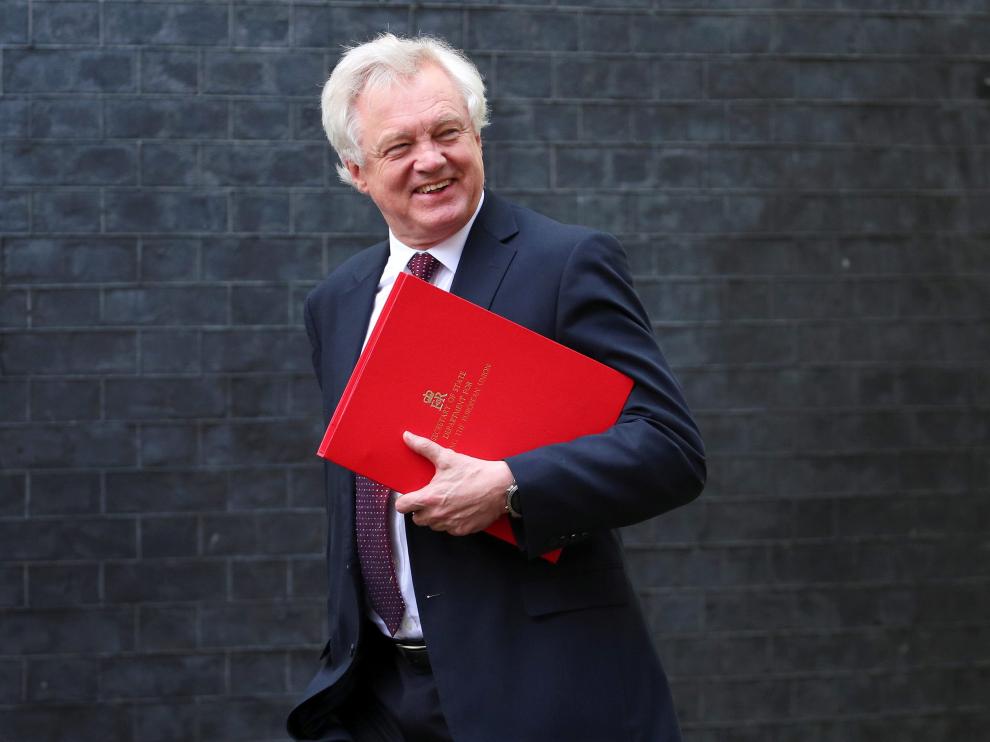 El ya exministro del 'brexit', David Davis