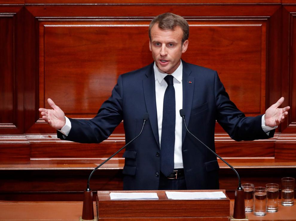 Emmanuel Macron, presidente de Francia.