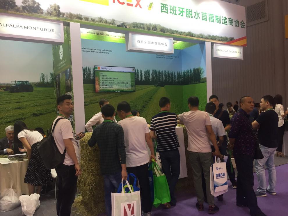 Numeroso público se interesó por el producto español en la feria celebrada en China