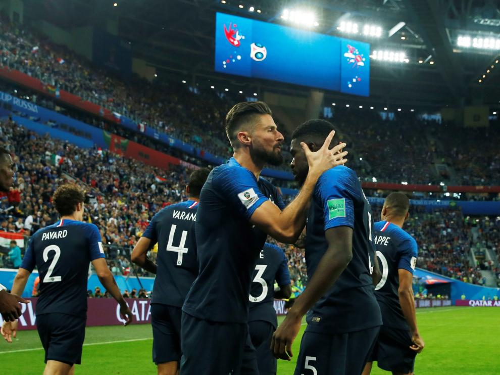 Samuel Umtiti marcó el gol de la victoria para los franceses