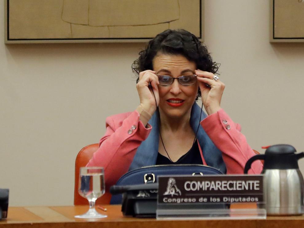 La ministra de Trabajo, Migraciones y Seguridad Social, Magdalena Valerio.