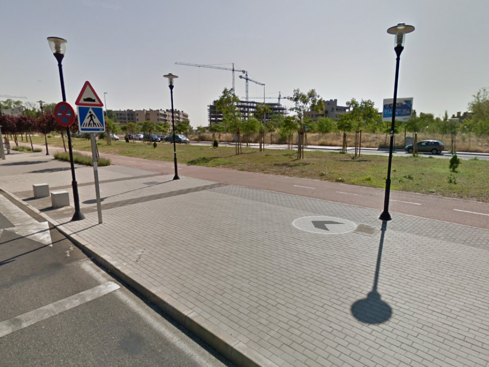 Paseo Europa en San Sebastián de los Retyes, lugar del asesinato