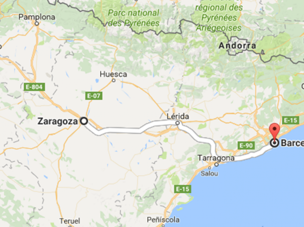 mapa-ave-trenes-zaragoza-barcelona