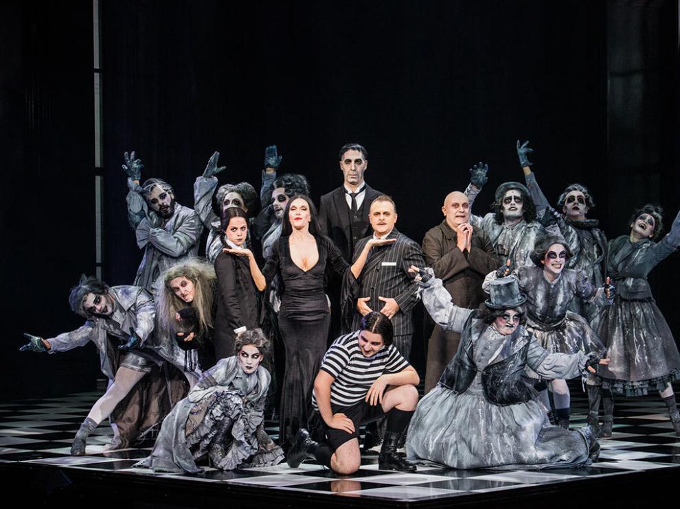 La familia Addams, una comedia musical de Broadway.