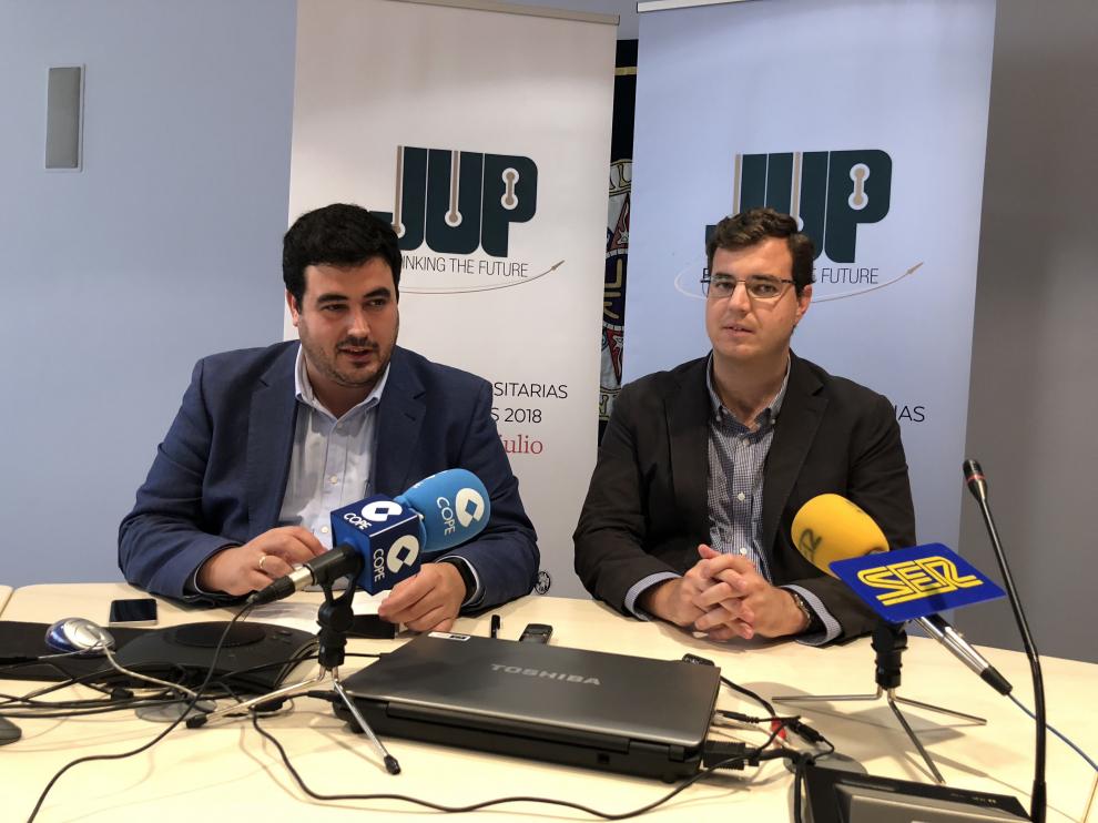 Aitor Rodriguez, director académico y Manuel Tarrio, director de las jornadas.