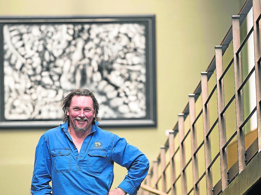 Darren J. Doherty, durante su visita a la capital aragonesa, donde ofreció una 'masterclass'.
