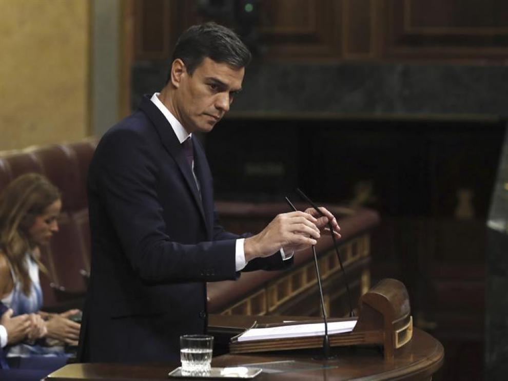 Pedro Sánchez presenta en el Congreso su programa de Gobierno