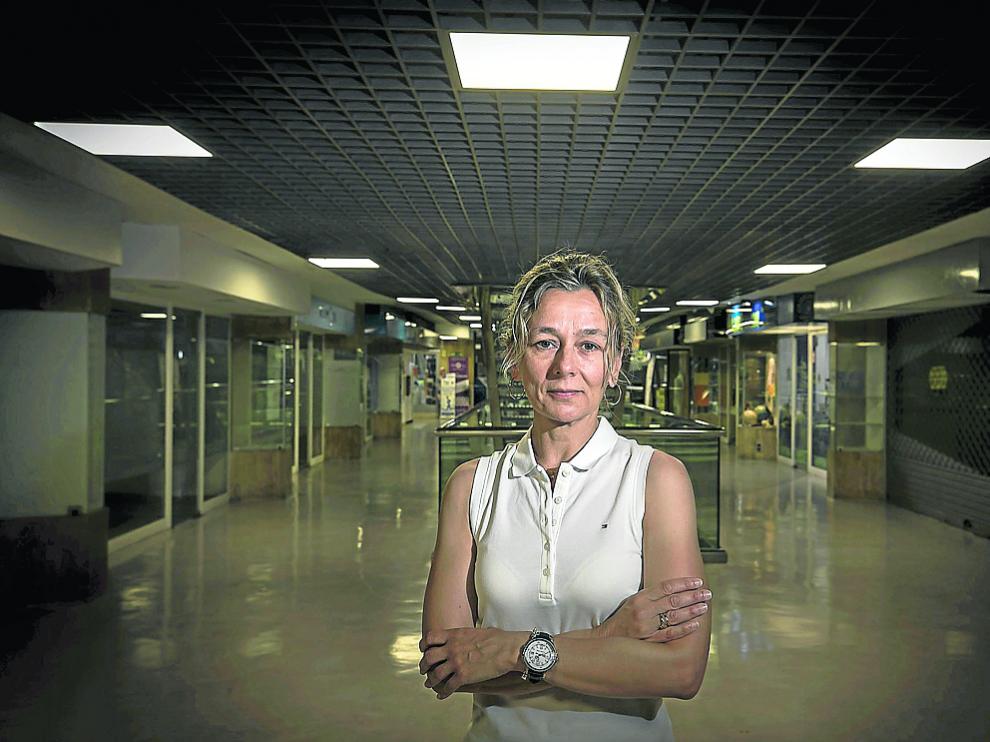 María Pilar Pina, hace unos días en Zaragoza.