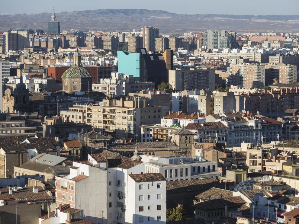 Vista aérea de Zaragoza