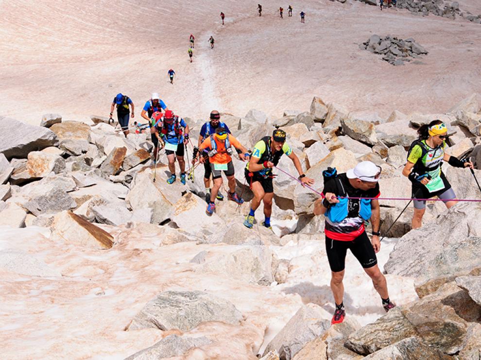 Imagen de la sexta edición del Gran Trail Aneto-Posets que ha vencido Javi Domínguez.