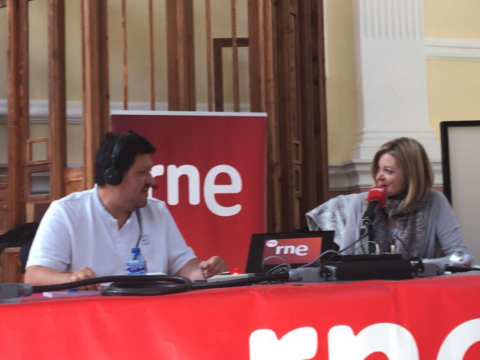 Ramón J. Campo revive con Pepa Fernández en Canfranc la importancia que tuvo la estación