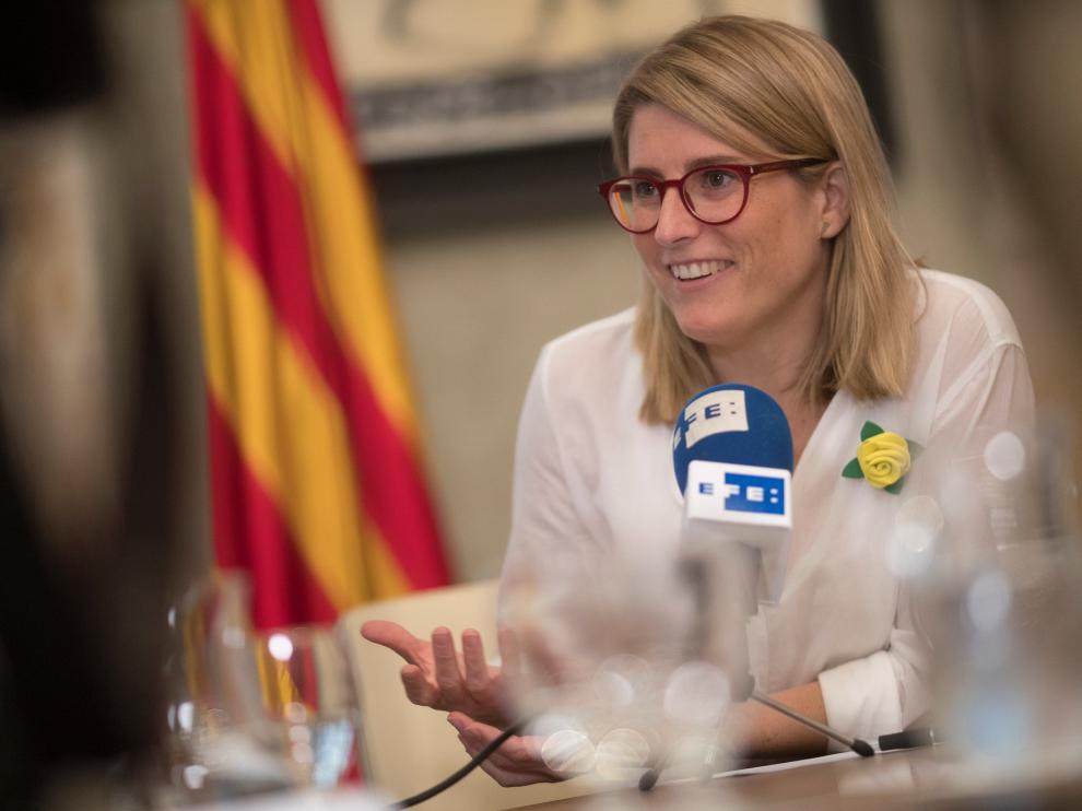 La consellera y portavoz del Govern, Elsa Artadi.
