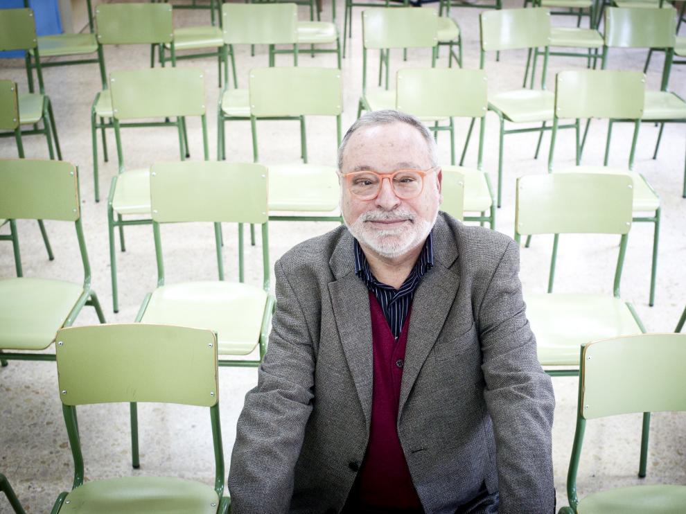 Fernando Savater, durante una visita a Zaragoza.