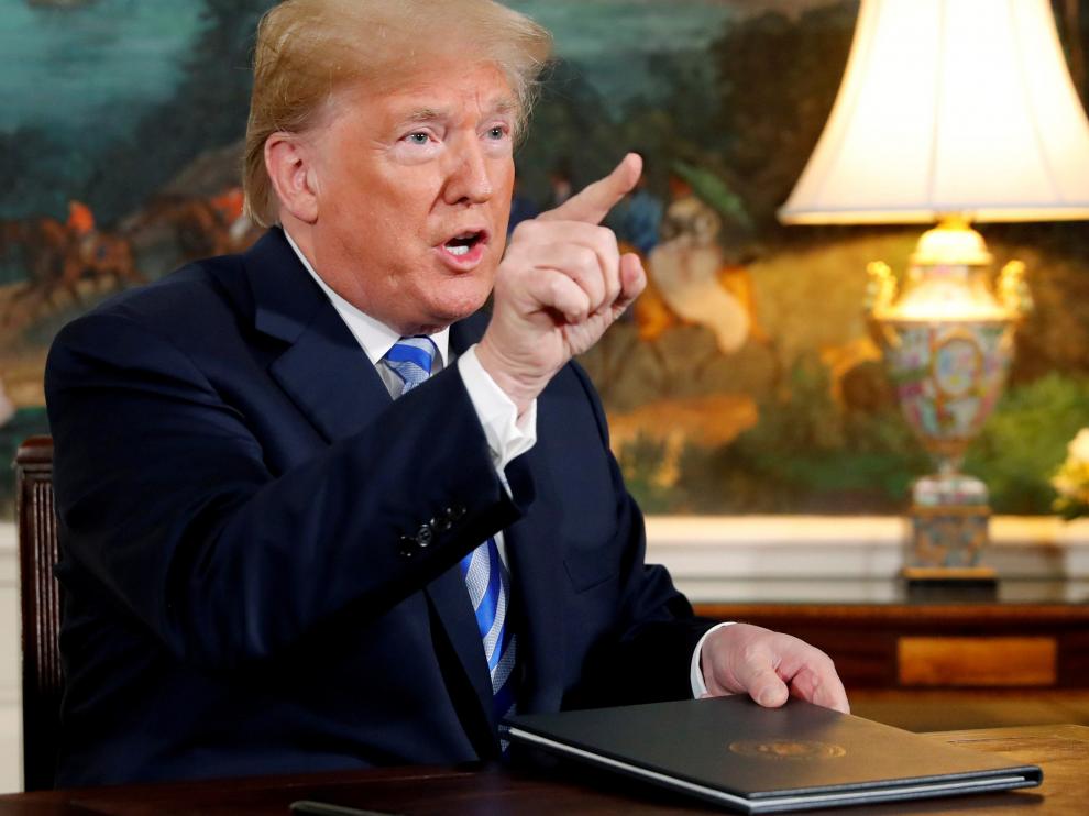 Donald Trump amenazó al presidente iraní a través de Twitter hace dos días.