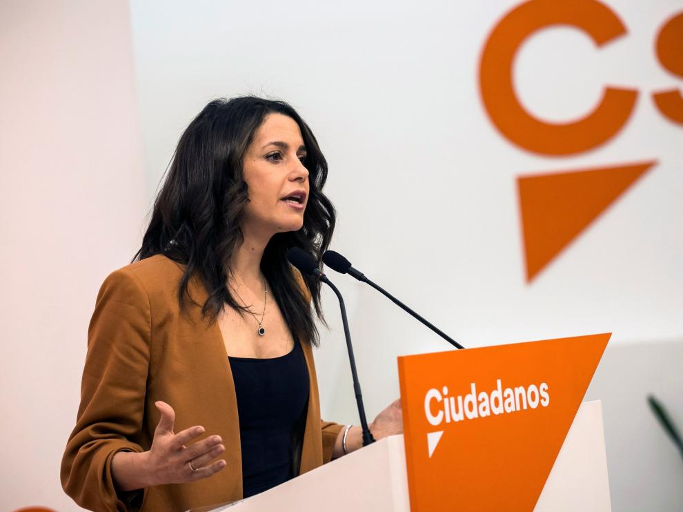 La líder de Ciduadanos en Cataluña, Inés Arrimadas.