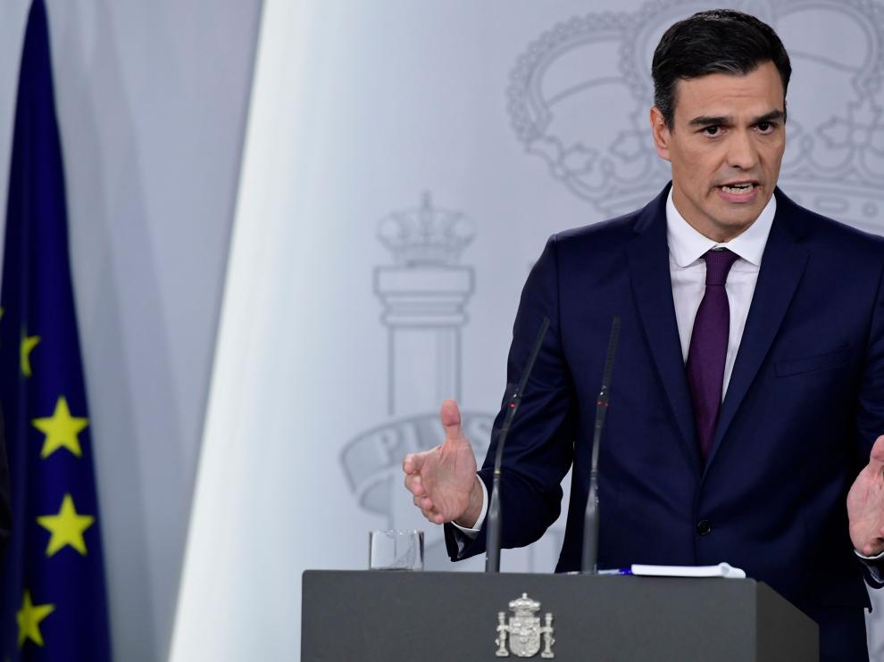 Pedro Sánchez, presidente del Gobierno.
