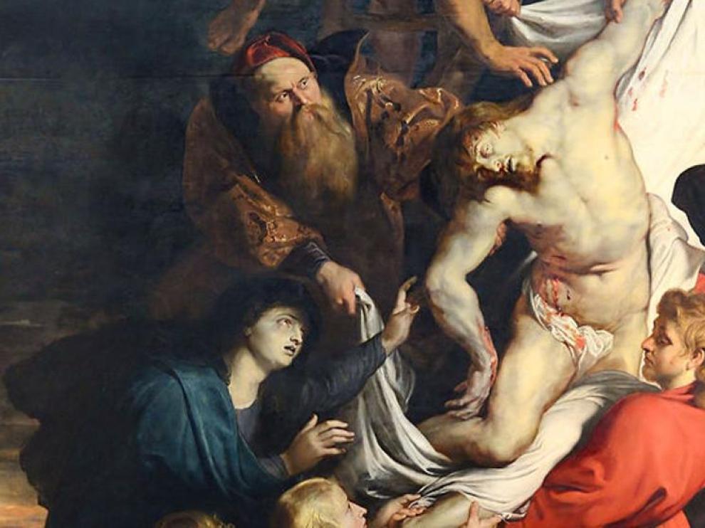 El Descendimiento de la Cruz, de Rubens, una de las obras censuradas por Facebook por mostrar a Cristo semidesnudo